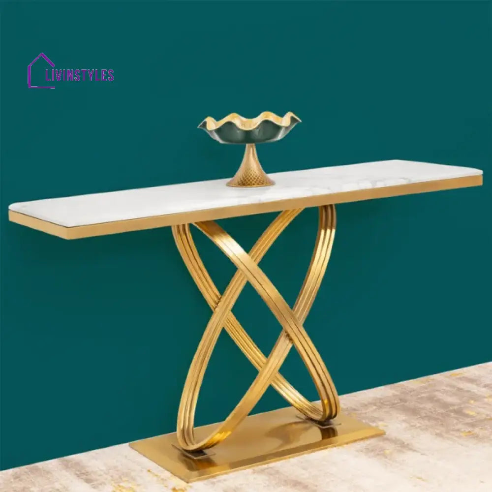 Vediya Metal Console Table