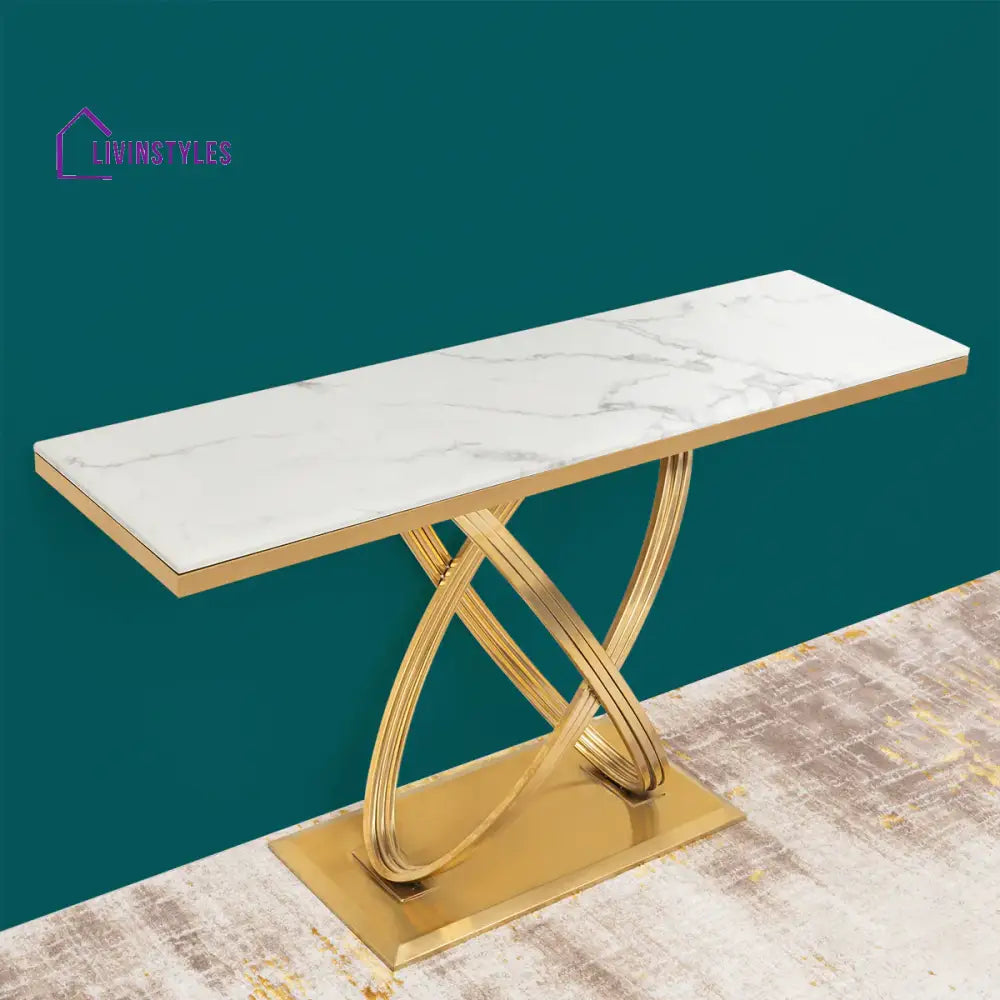 Vediya Metal Console Table