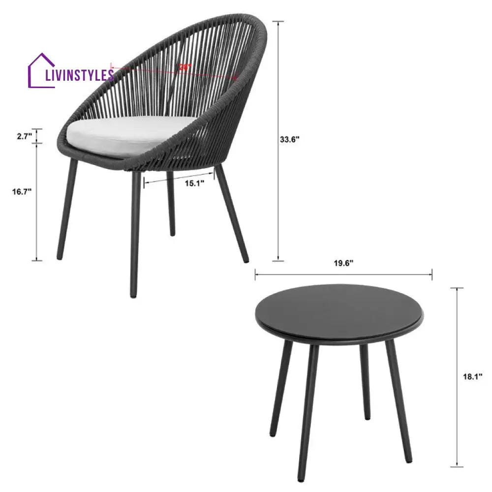 Vegan 2 Seater Outdoor Set