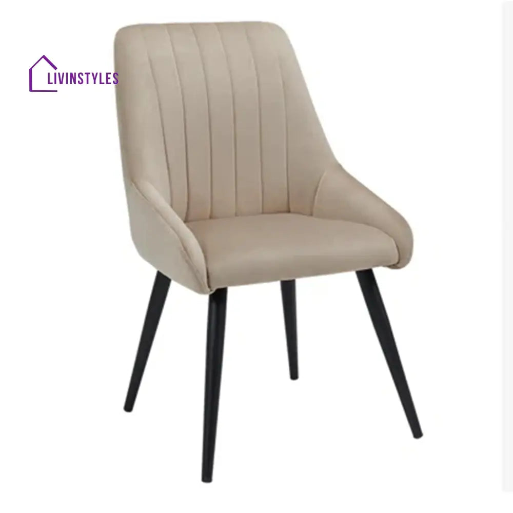 Velvet Dining Chair: Luxury Upgrade Beige Furniture