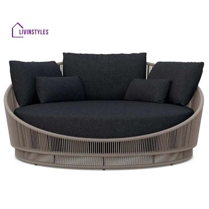 Venice Metal And Rope Outdoor Daybed