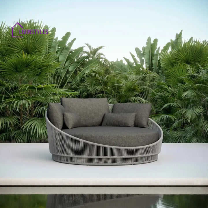 Venice Metal And Rope Outdoor Daybed