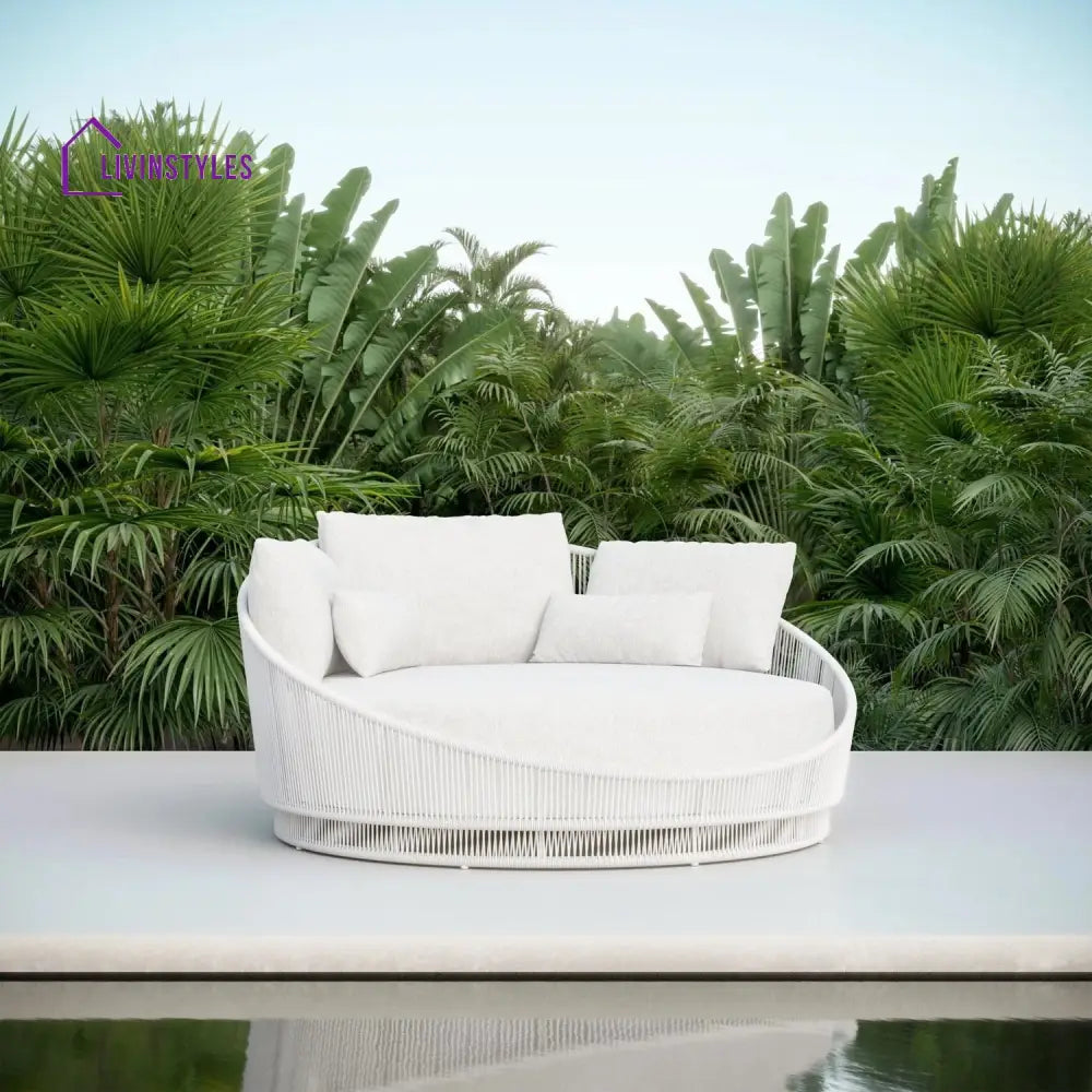 Venice Metal And Rope Outdoor Daybed