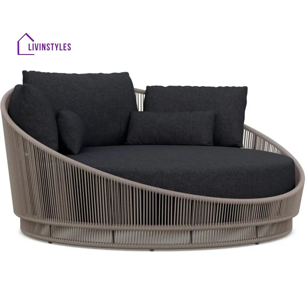 Venice Metal And Rope Outdoor Daybed