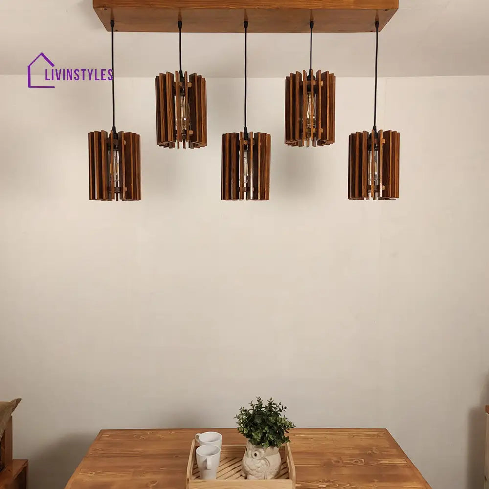 Ventus Brown 5 Series Hanging Lamp Lamps