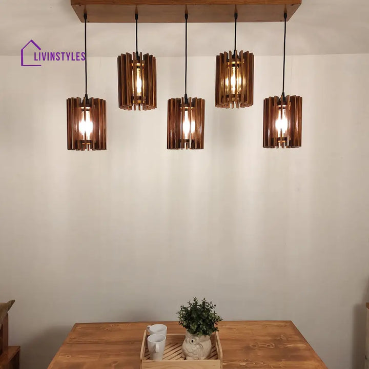 Ventus Brown 5 Series Hanging Lamp Lamps