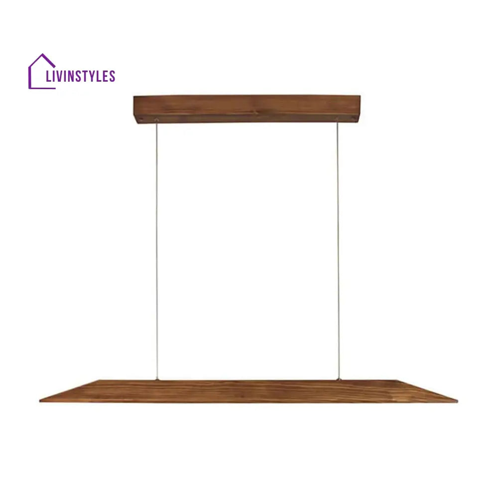 Venus 36 Brown Wooden Led Hanging Lamp Lamps