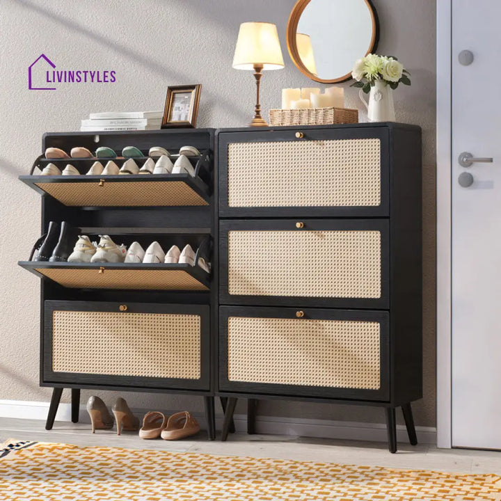 Vera Solid Wood Shoe Rack