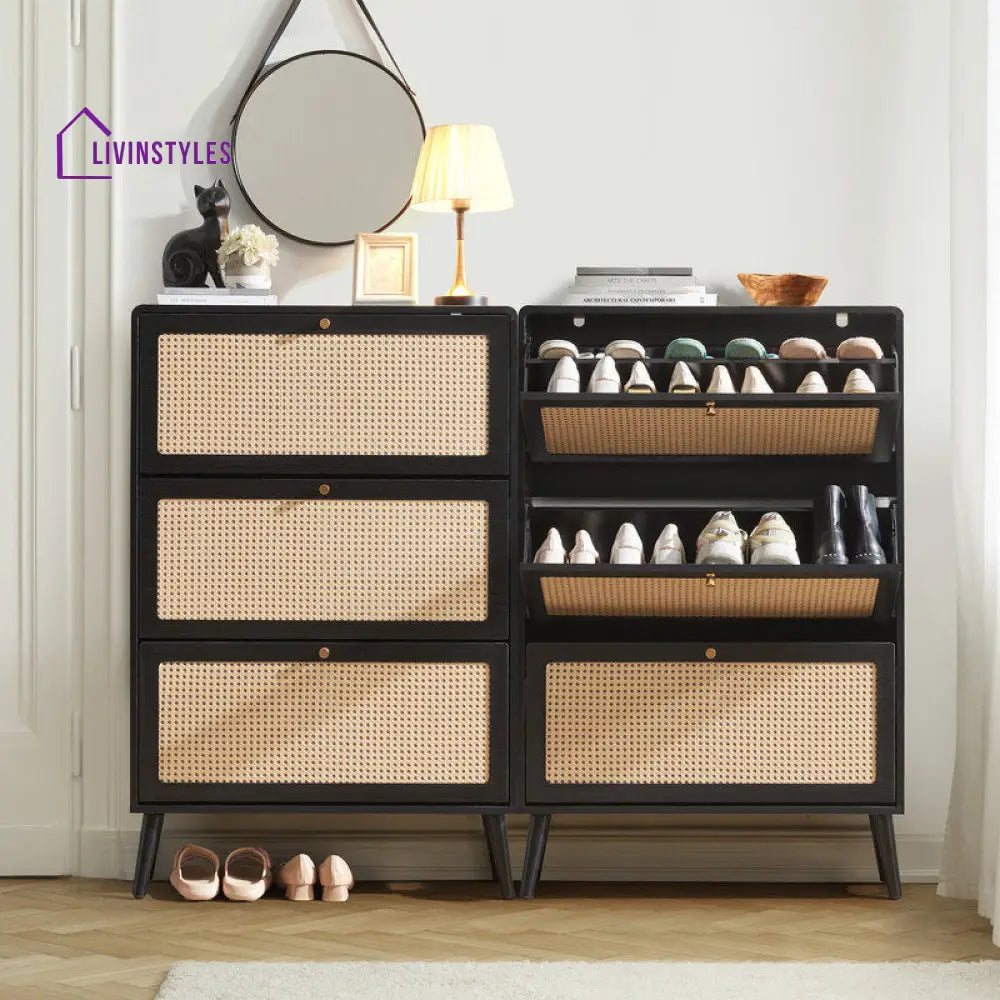 Vera Solid Wood Shoe Rack