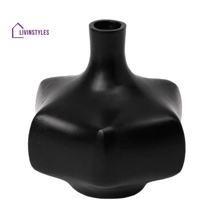 Verdant Metal Black Vase