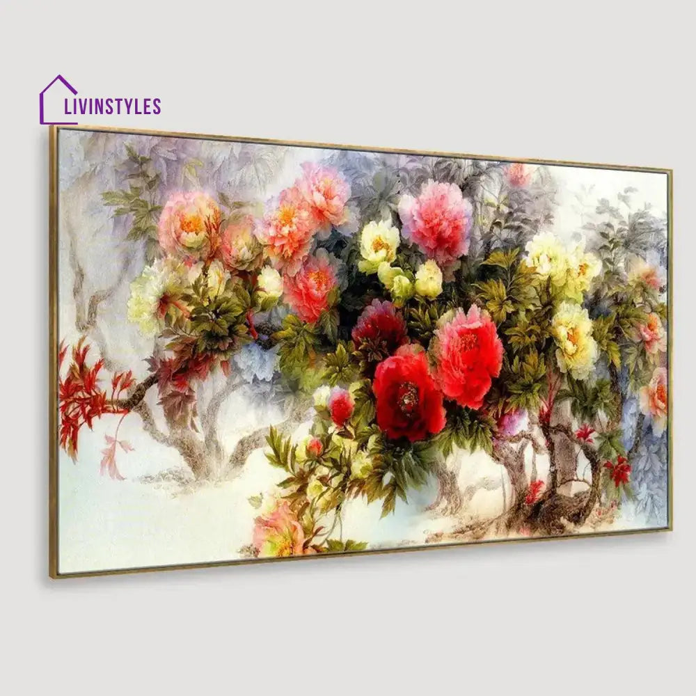 Vibrant Floral Bouquet Wall Art Painting