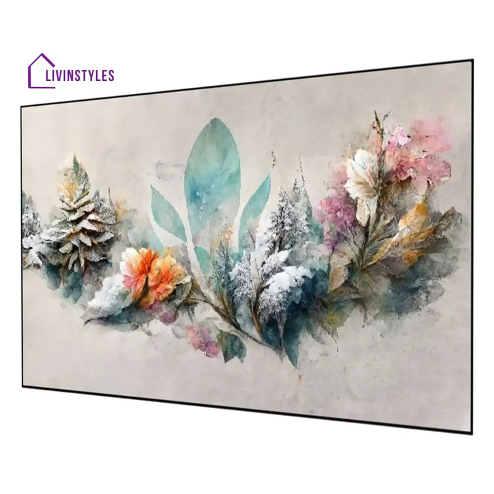 Vibrant Floral Elegance: Wall Painting