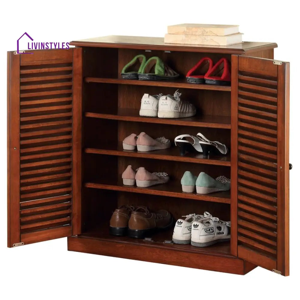 Viktor Solid Wood Shoe Rack