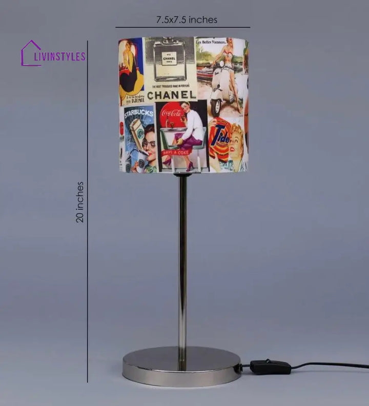 Vintage Ads Lamp