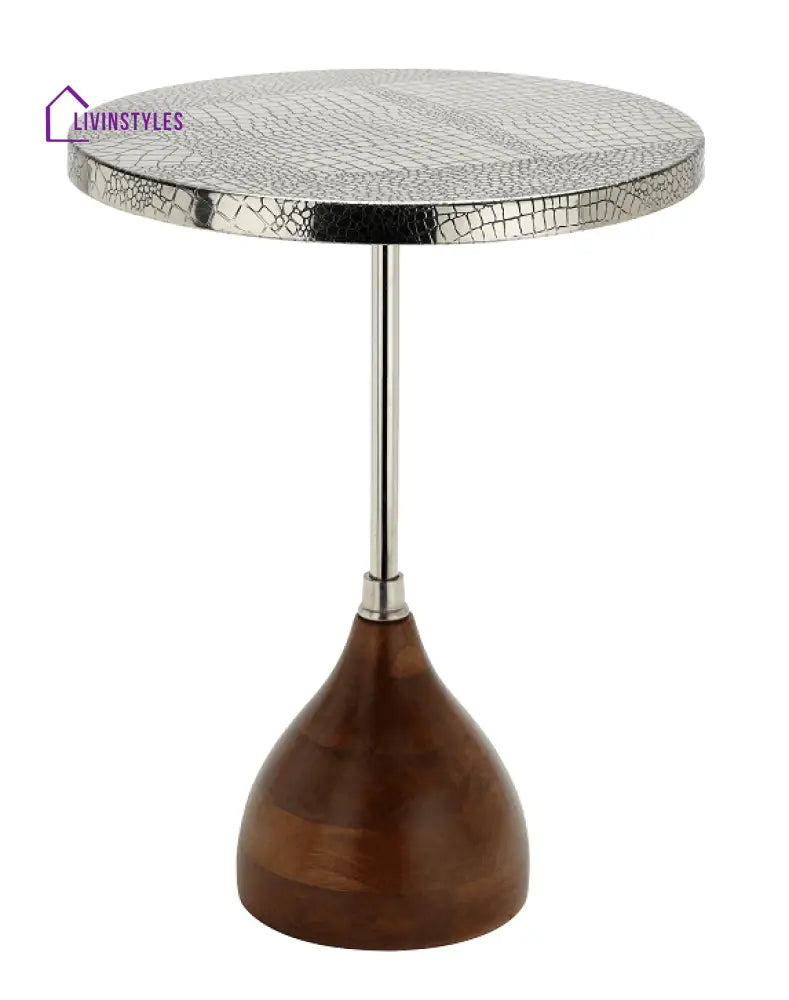 Viotto Croc Pattern Table Silver