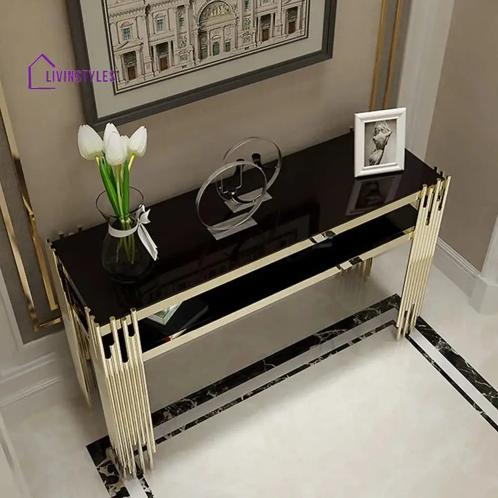 Vivaan Metal Console Table