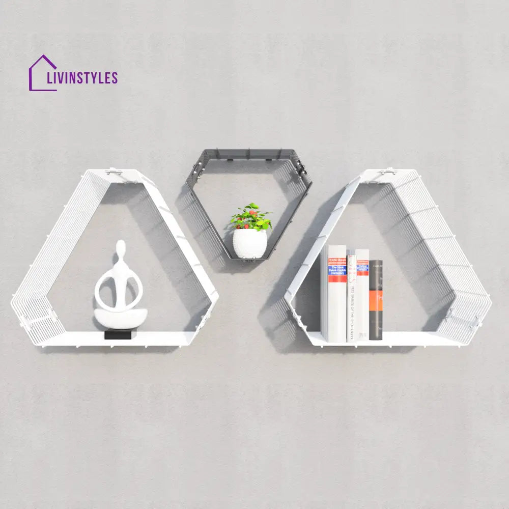 Wall Decor Shelf 1 Uni Grey White