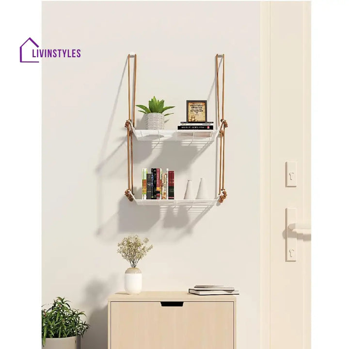 Wall Décor Shelf White