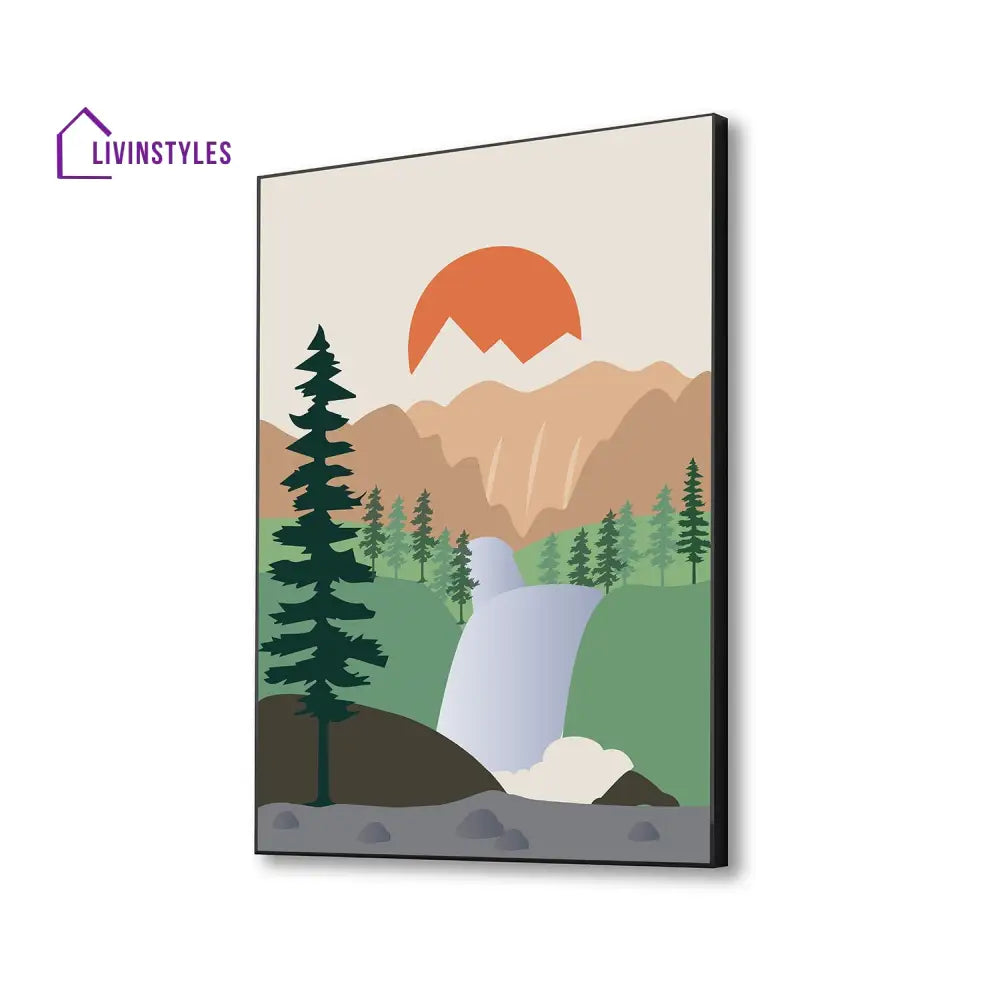 Whispering Pines Canvas Wall Painting