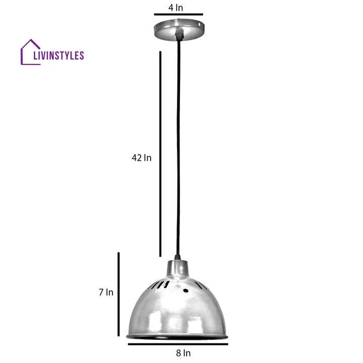 White Grey Metal Hanging Light By Ss Lightings Lamp