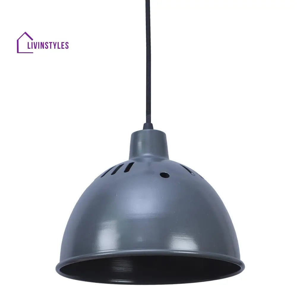 White Grey Metal Hanging Light By Ss Lightings Lamp