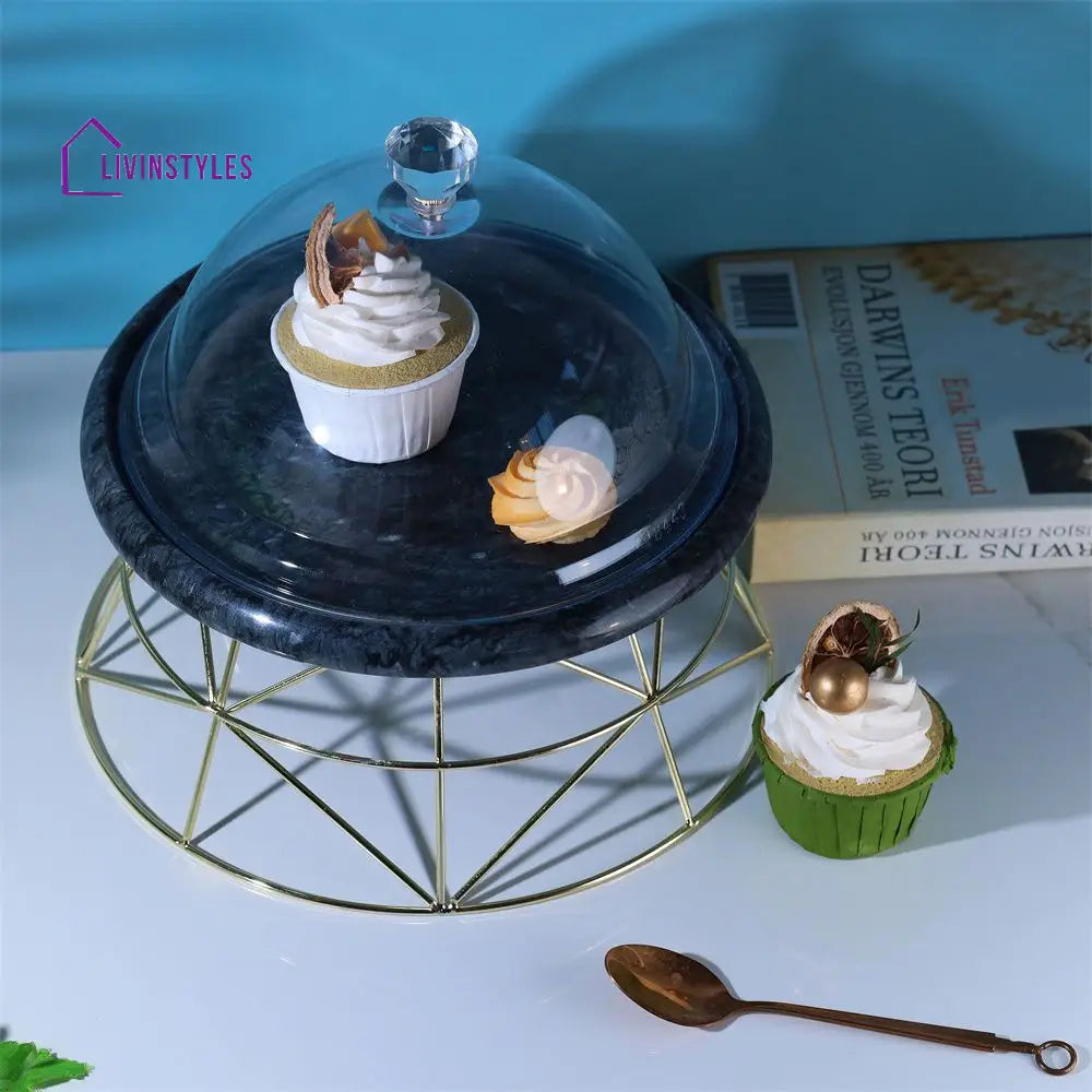 White Marble Cake Stand Stands