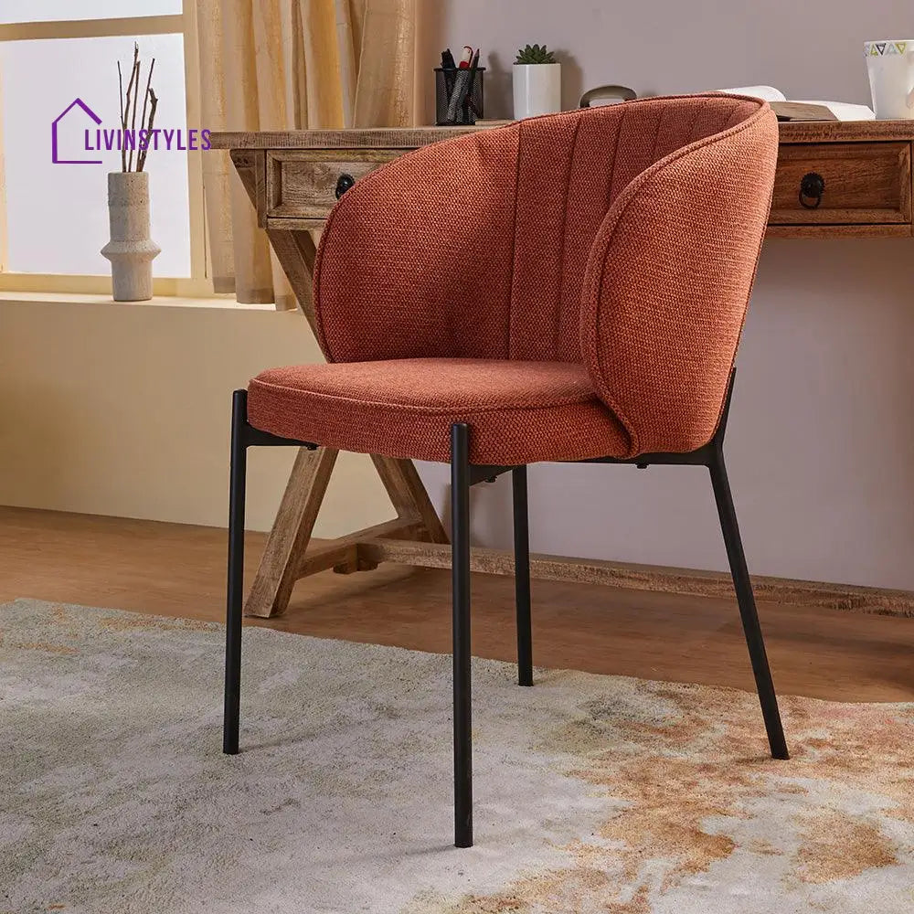 Willow Wharf Dining & Study Chair Dusty Orange