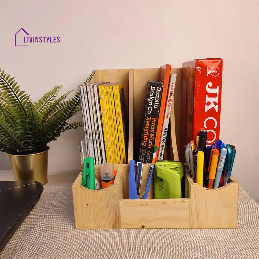 Wooden Desk Organiser 11 Organizers