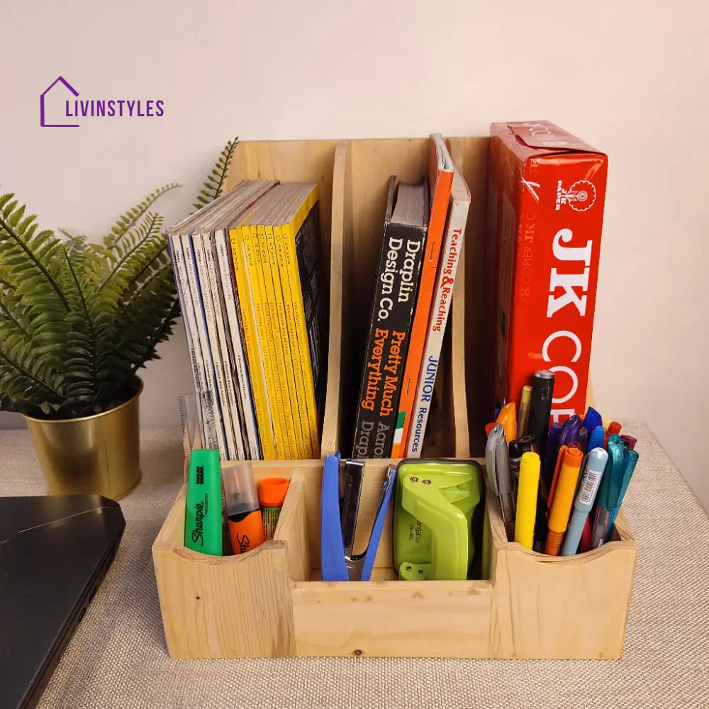 Wooden Desk Organiser 11 Organizers