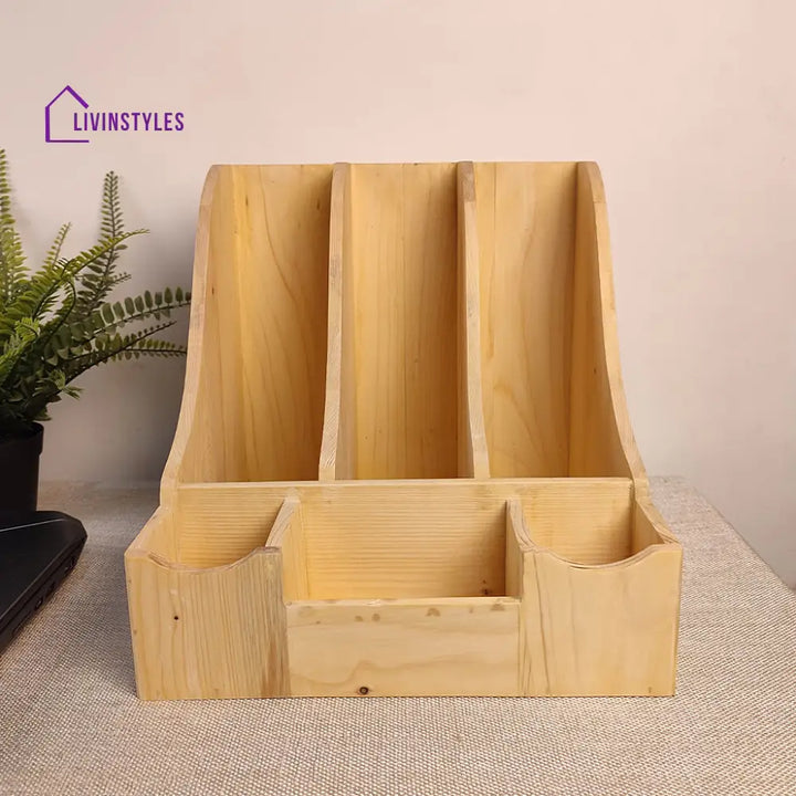 Wooden Desk Organiser 11 Organizers