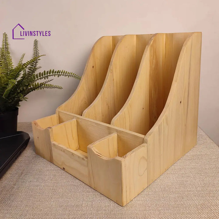 Wooden Desk Organiser 11 Organizers