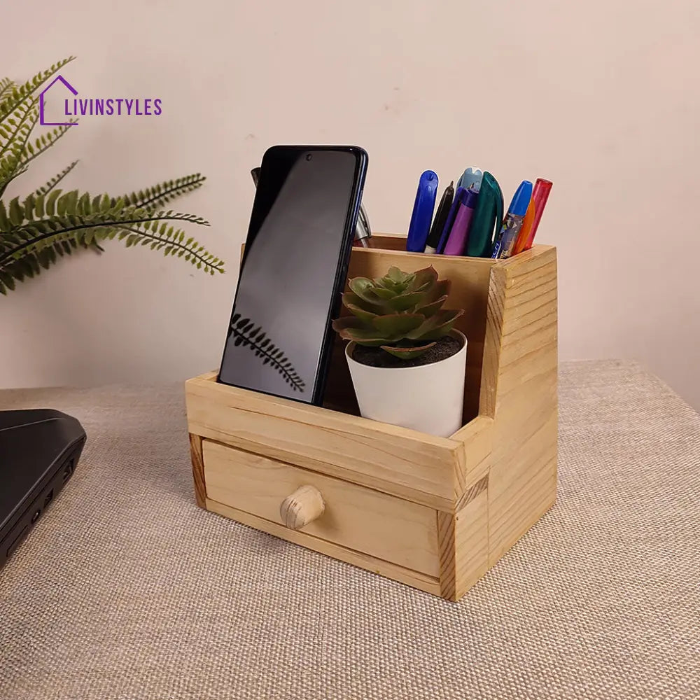 Wooden Desk Organiser 12 Organizers