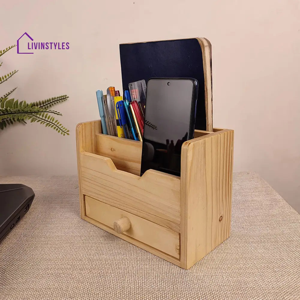 Wooden Desk Organiser 13 Organizers