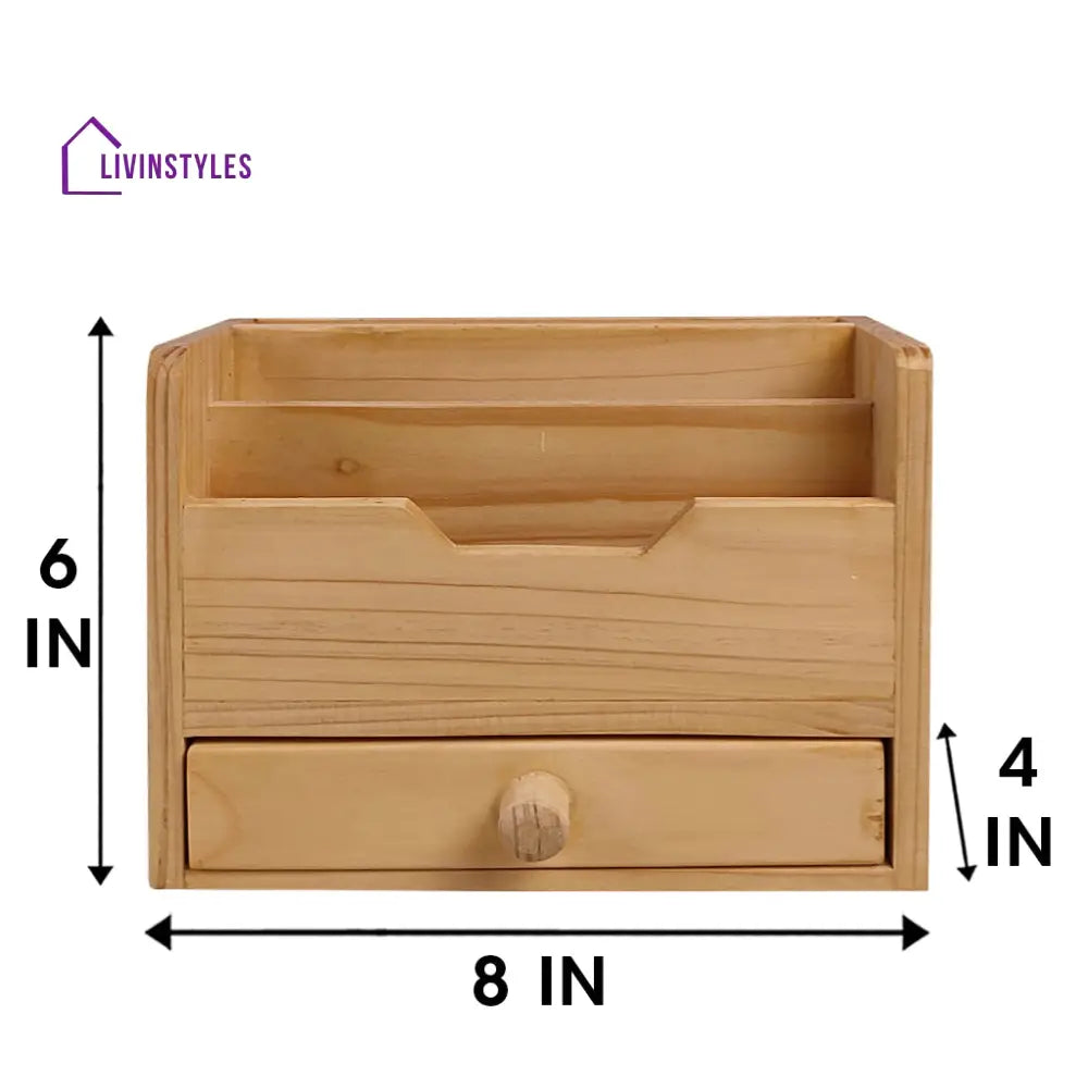 Wooden Desk Organiser 13 Organizers