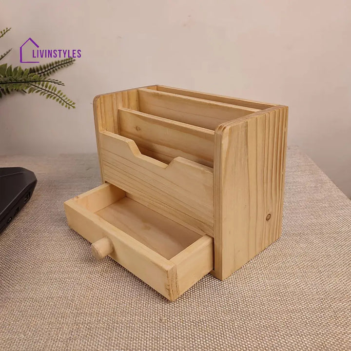 Wooden Desk Organiser 13 Organizers