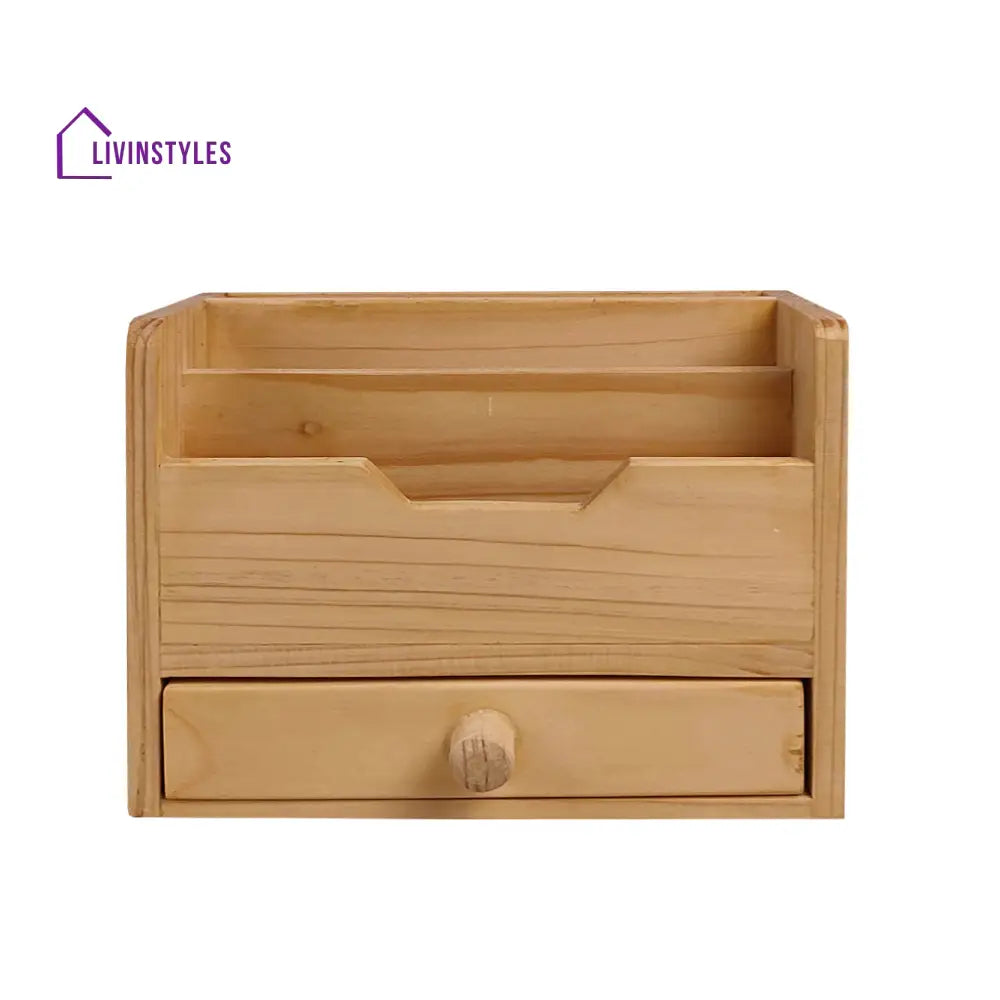 Wooden Desk Organiser 13 Organizers