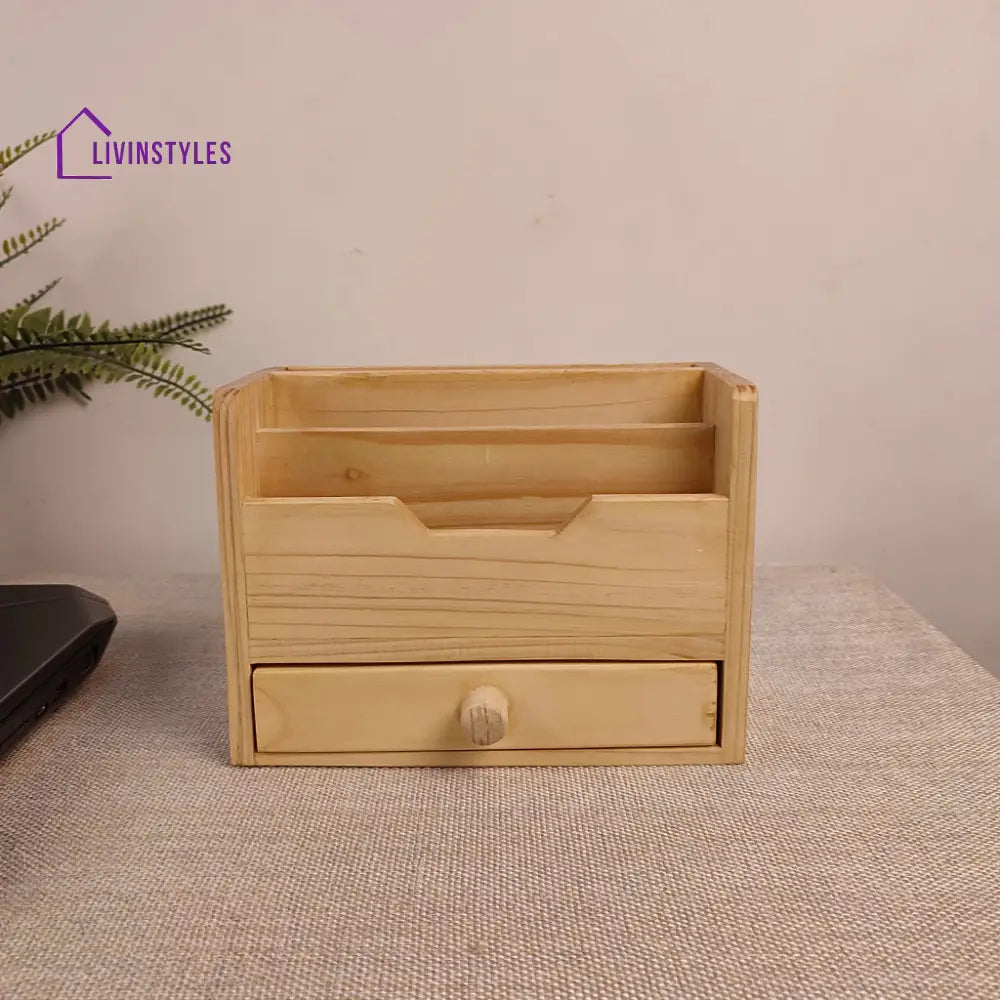 Wooden Desk Organiser 13 Organizers