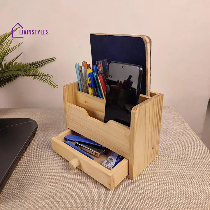 Wooden Desk Organiser 13 Organizers