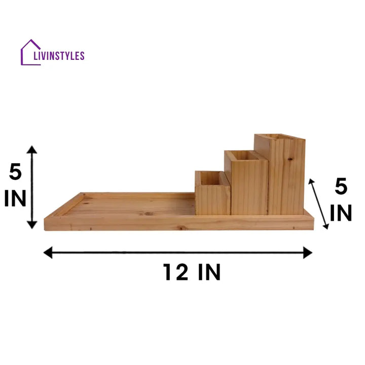 Wooden Desk Organiser 15 Organizers