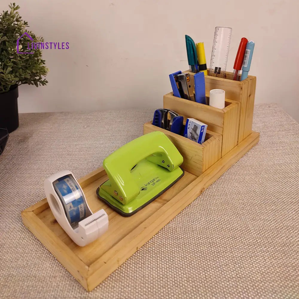 Wooden Desk Organiser 15 Organizers