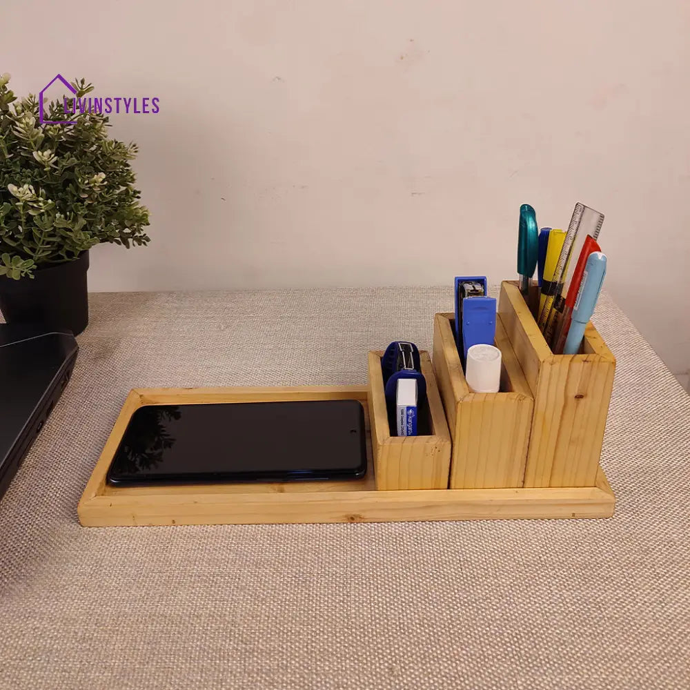 Wooden Desk Organiser 15 Organizers