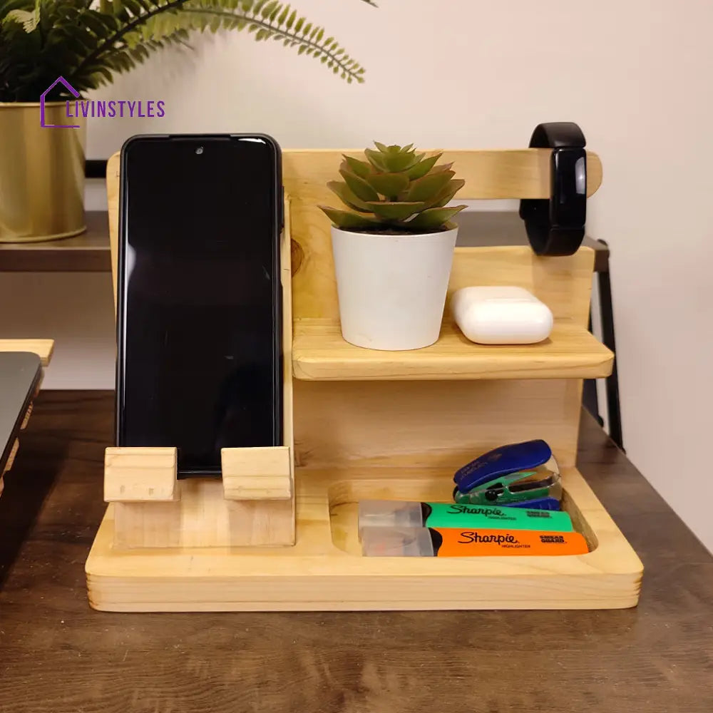 Wooden Desk Organiser 2 Organizers