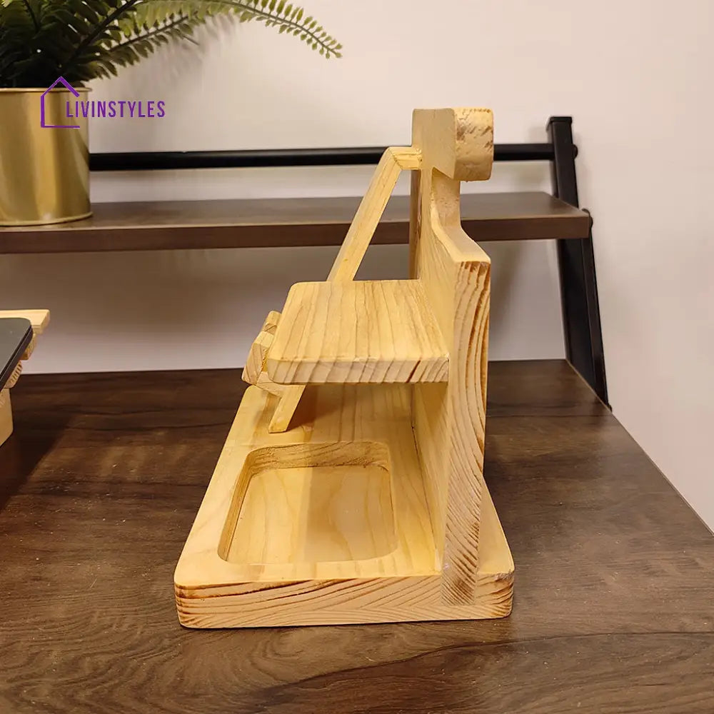 Wooden Desk Organiser 2 Organizers