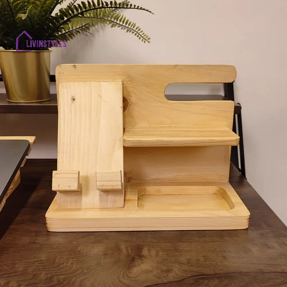 Wooden Desk Organiser 2 Organizers