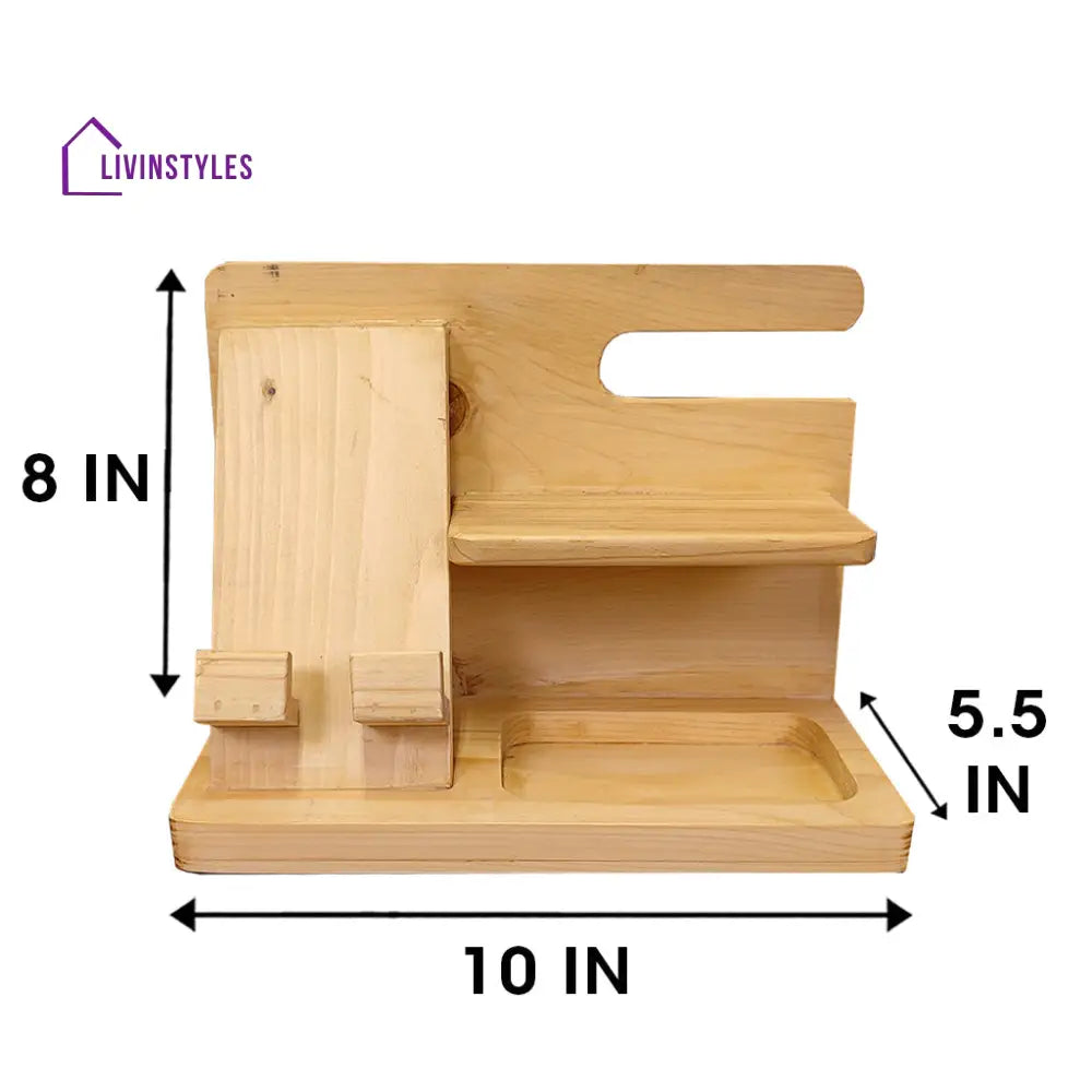 Wooden Desk Organiser 2 Organizers