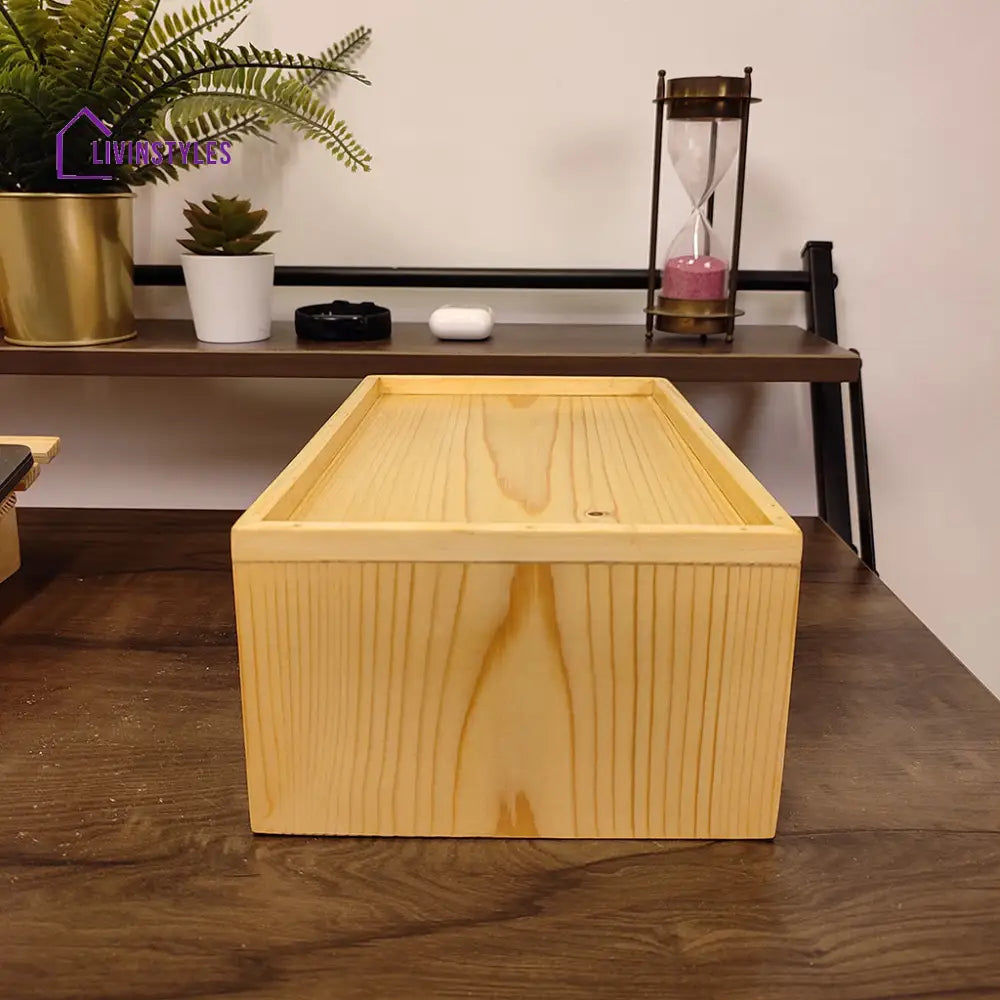 Wooden Desk Organiser 3 Organizers