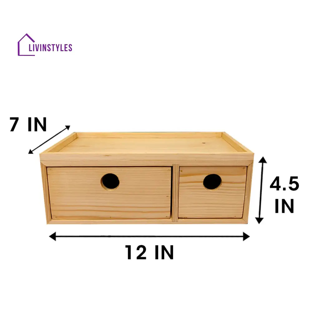 Wooden Desk Organiser 3 Organizers