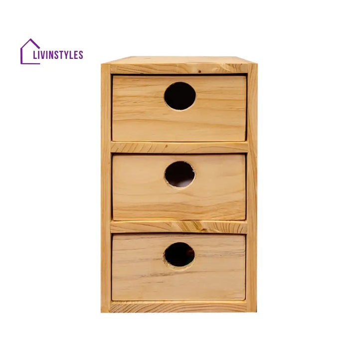 Wooden Desk Organiser 5 Organizers