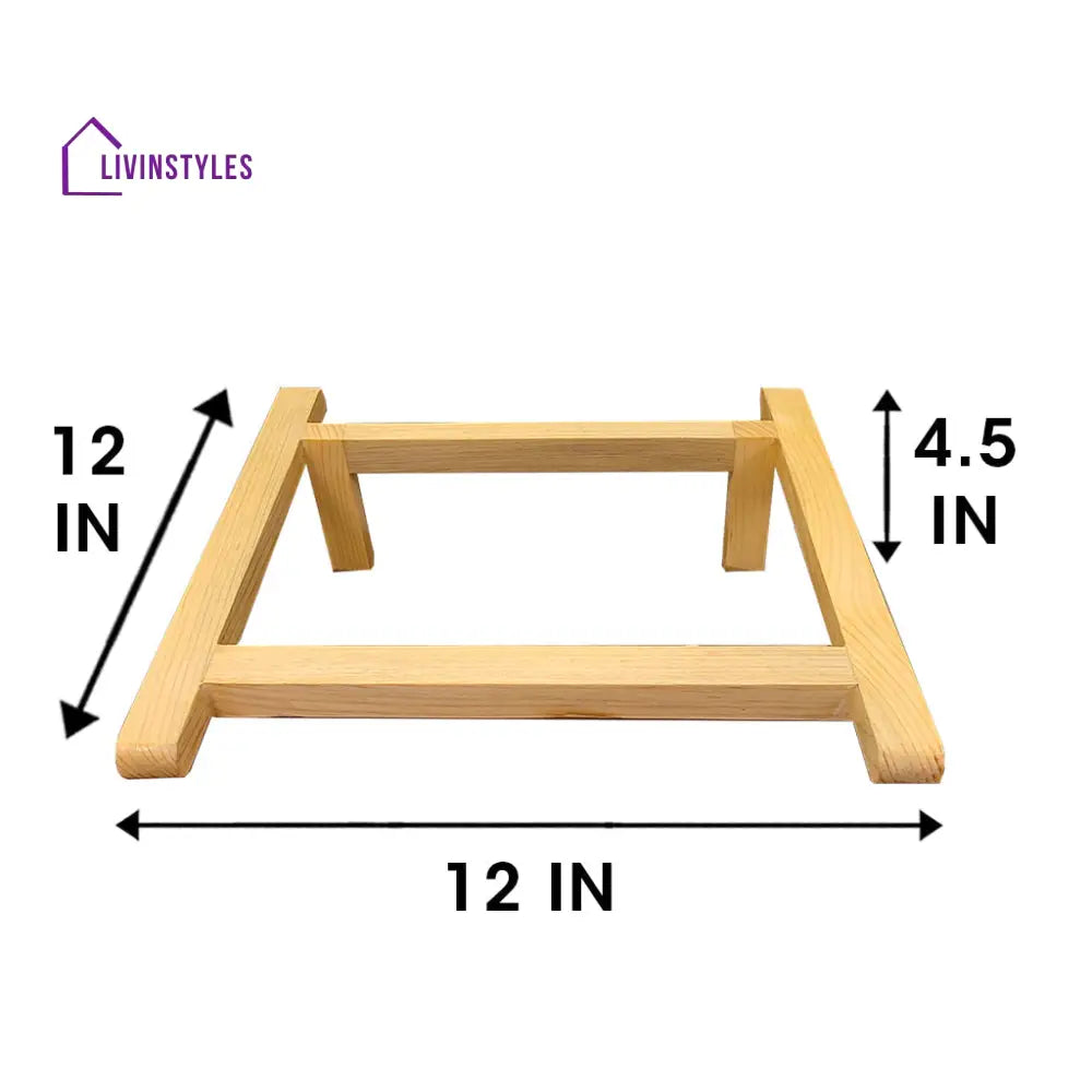 Wooden Laptop Stand 3 Stands