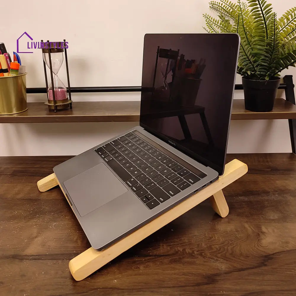 Wooden Laptop Stand 3 Stands